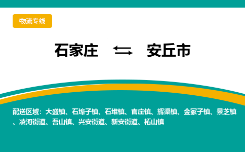 石家庄到安丘市物流公司-专业团队/提供木架包装货运服务