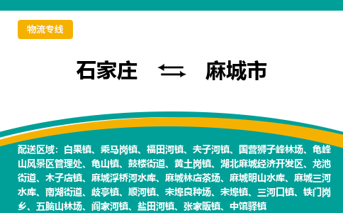 石家庄到麻城市物流公司-专业团队/提供木架包装货运服务