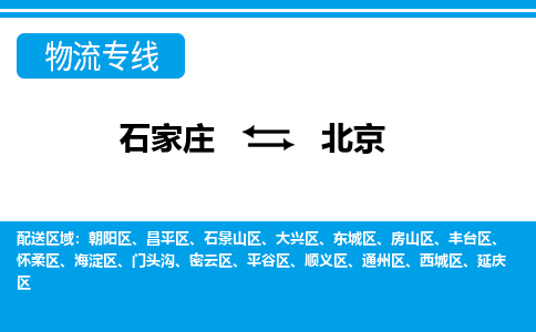石家庄至北京货运专线-石家庄至北京物流公司