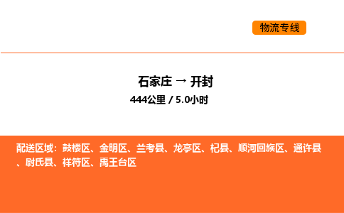 石家庄到开封物流长短途运输/公司实时报价(省市县+乡镇-闪+送)