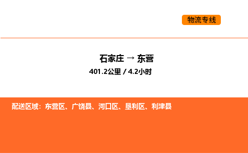 石家庄到东营物流公司/实时报价(省市县+乡镇-闪+送)