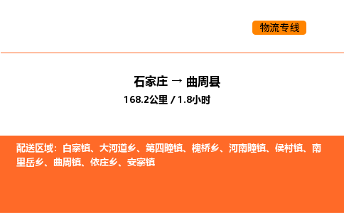 石家庄到曲周县物流公司|石家庄到曲周县货运专线-高效快捷