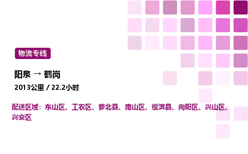 阳泉到鹤岗物流公司/整车零担(全境一站达)