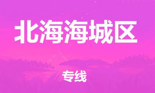 石家庄到北海海城区物流公司-物流一点通，发货更轻松