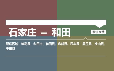 石家庄至和田货运专线-石家庄至和田物流公司