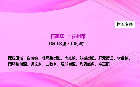 石家庄到霍州市物流公司-专线直达 石家庄到霍州市物流公司-专线直达