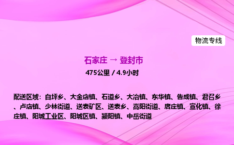 石家庄到登封市物流公司-货运专线2026省市县<高效准时> 石家庄到登封市物流公司-货运专线2026省市县<高效准时>
