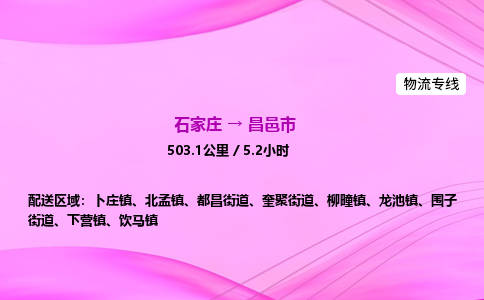 石家庄到昌邑市物流公司-货运专线2026省市县<高效准时> 石家庄到昌邑市物流公司-货运专线2026省市县<高效准时>