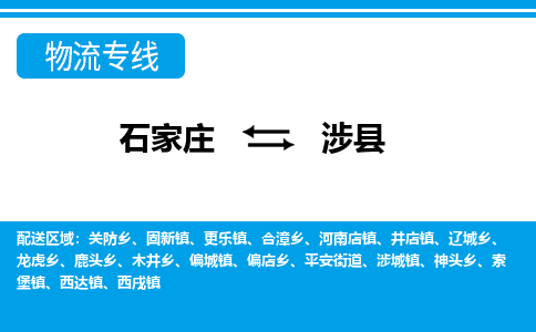 石家庄到涉县物流公司-货运专线2026省市县<高效准时>