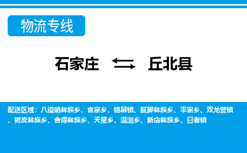 石家庄到丘北县物流公司-货运专线2026省市县<高效准时>