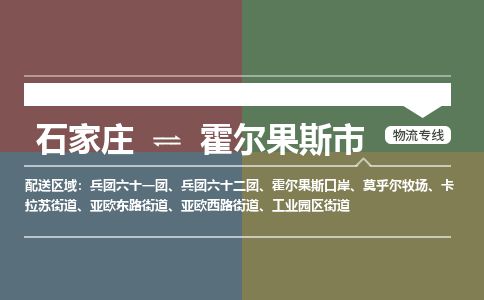 石家庄到霍尔果斯市物流公司-搬家行李托运2026(专线快运/全境直达)