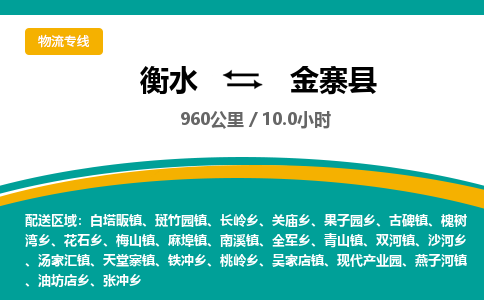衡水到金寨县物流公司-搬家行李托运2026(专线快运/全境直达)